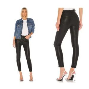 REVOLVE Blank NYC Faux Leather Daddy Soda Pants in Black | Size 27